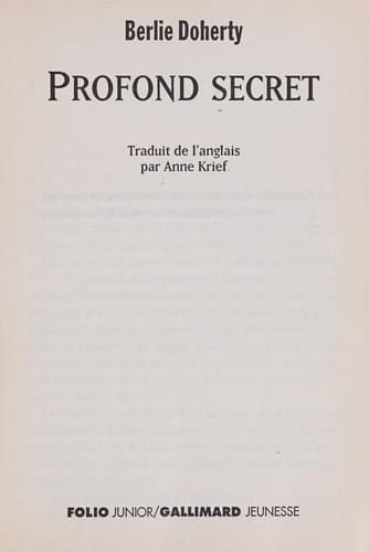 Profond secret