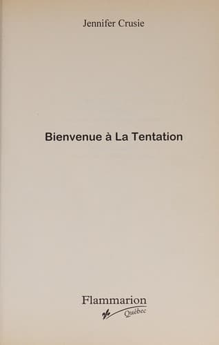 Bienvenue à La Tentation