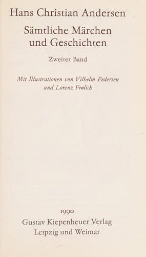 Sämtliche Märchen und Geschichten