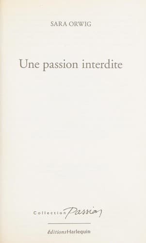 Une passion interdite