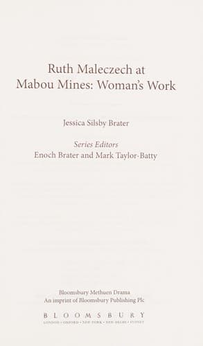 Ruth Maleczech at Mabou Mines
