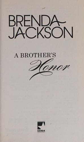 THE BROTHER'S HONOR. BK #1