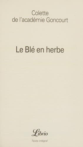 Le blé en herbe