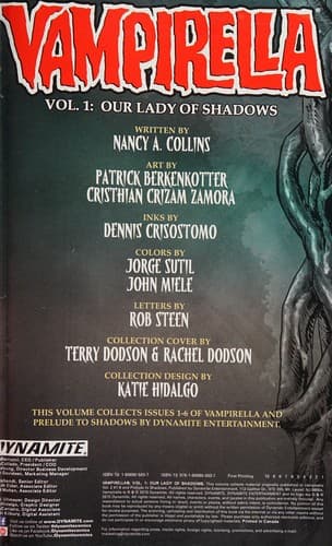 Vampirella Volume 1 : Our Lady of Shadows