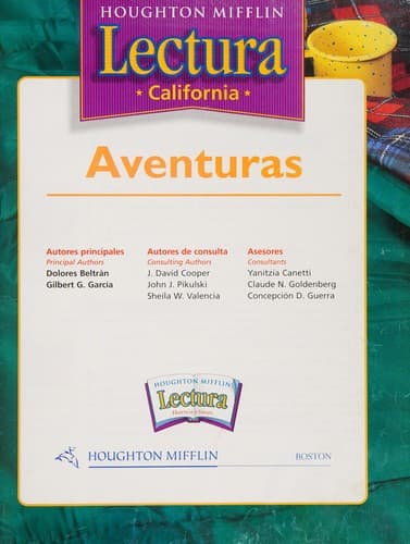 Houghton Mifflin lectura