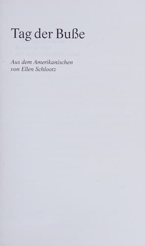 Tag der Buße