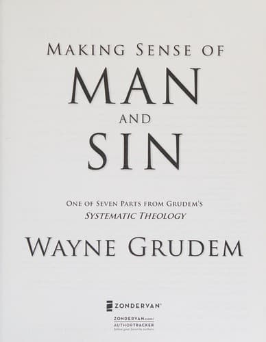 Making Sense of Man and Sin
