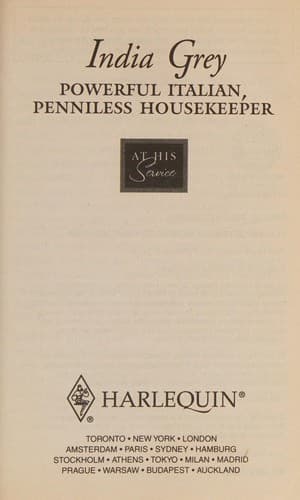 Powerful Italian, Penniless Housekeeper