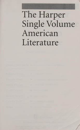 Harper American Literature