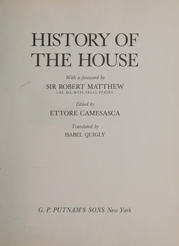 History of the house