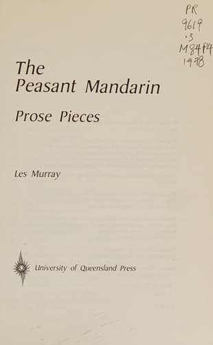 The peasant mandarin