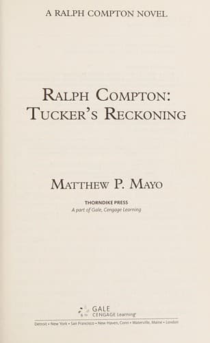 Ralph Compton: Tucker's reckoning