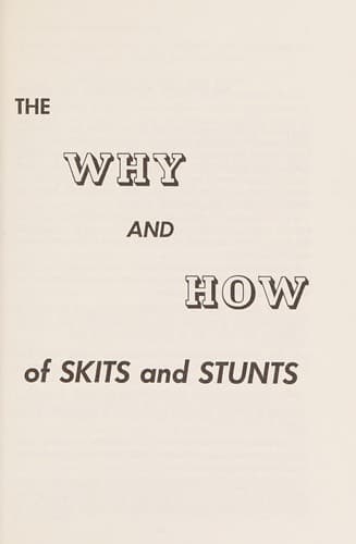 The handbook of skits and stunts