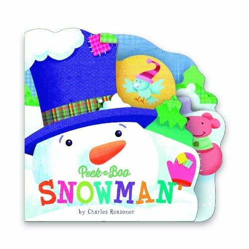 Peek-a-boo snowman