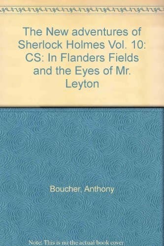 The New adventures of Sherlock Holmes Vol. 10 : CS