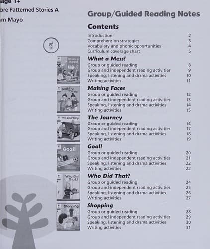 Group/Guided Reading Notes, Stage 1+ - More Patterned Stories A