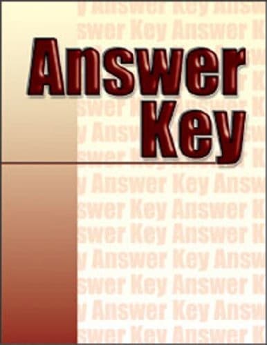 Printreading for Welders Answer Key