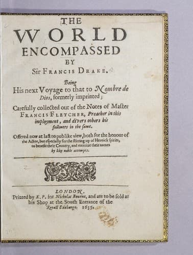 The world encompassed by Sir Francis Drake
