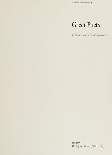 Great poets
