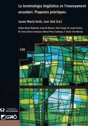 La terminologia lingüística en l'ensenyament secundari