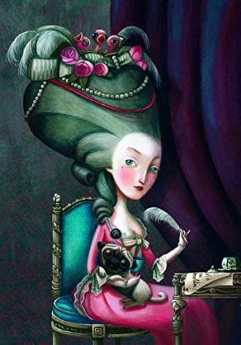 Le Carnet de notes Marie-Antoinette, de Benjamin Lacombe