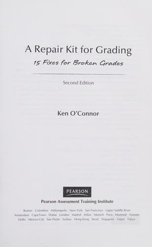 A repair kit for grading