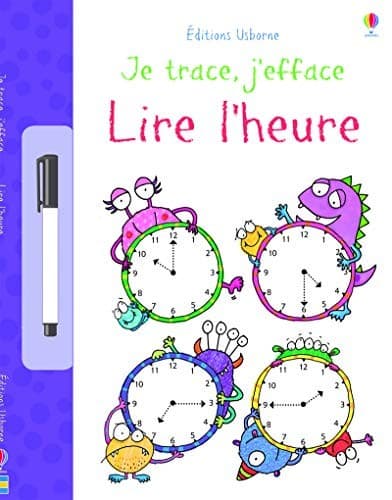 Je trace, j'efface - Lire l'heure