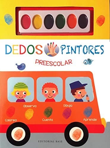 Dedos pintores preescolar