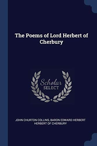Poems of Lord Herbert of Cherbury