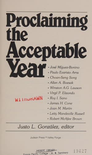 Proclaiming the acceptable year