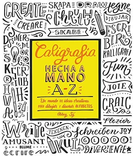 Caligrafía hecha a mano A-Z