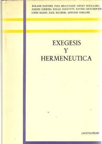 Exegesis Y Hermeneutica