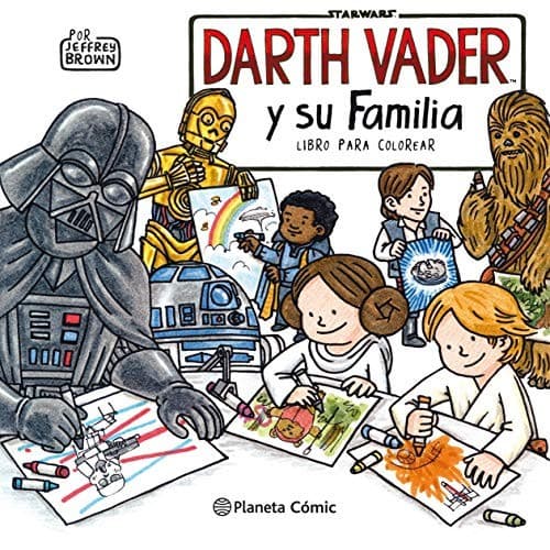 Star Wars Darth Vader y su familia Libro para colorear