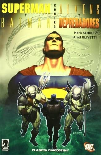 SUPERMAN Y BATMAN VS ALIENS Y DEPREDADOR
