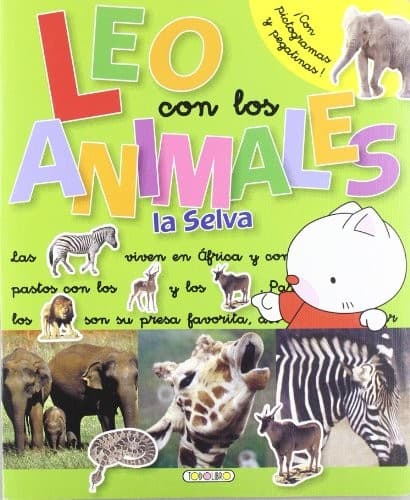 Leo con pictogramas de animales
