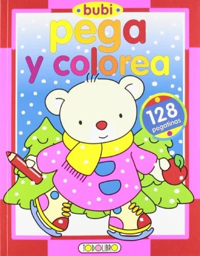 Bubi pega y colorea