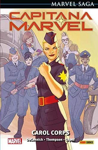 Marvel saga capitana marvel. carol corps