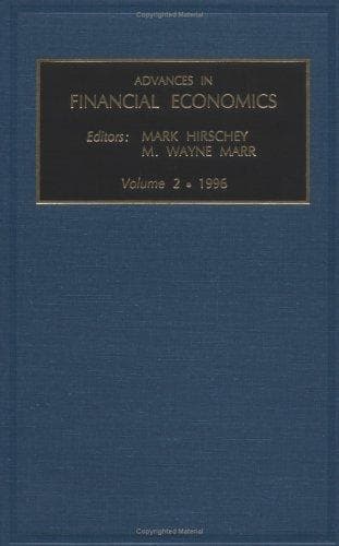 Advances in financial economics