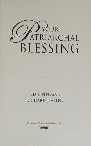 Your Patriarchal Blessing