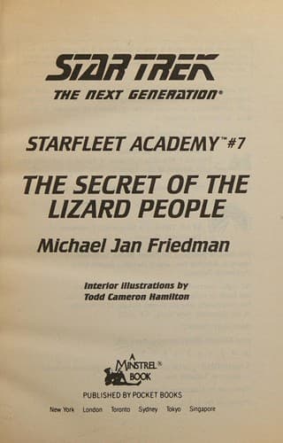 Star Trek The Next Generation - Starfleet Academy - Secret of the Lizard People