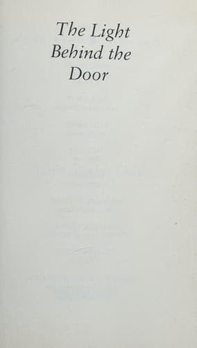 The Light Behind the Door (Orchard Originals)