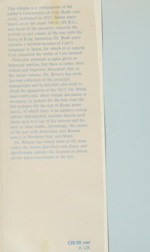 A commentary on Livy, books xxxiv-xxxvii