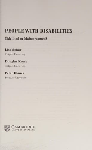People with Disabilities