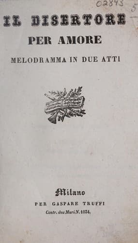 Il disertore per amore