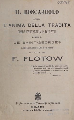 Il boscajuolo, ovvero, L'anima della tradita