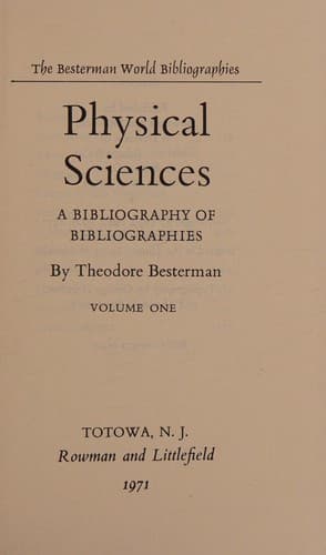 Physical sciences