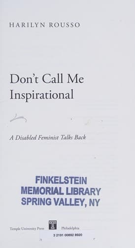 Don't call me inspirational