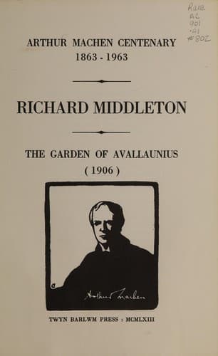 The garden of Avallaunius (1906)