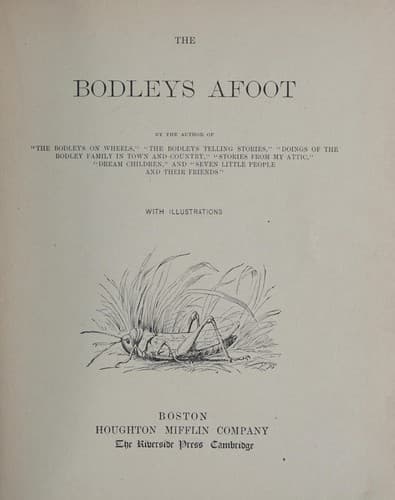 The Bodleys afoot