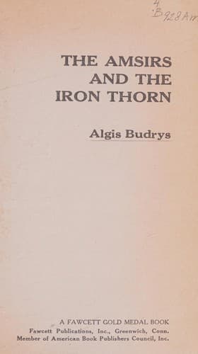 The Amsirs and the Iron Thorn
